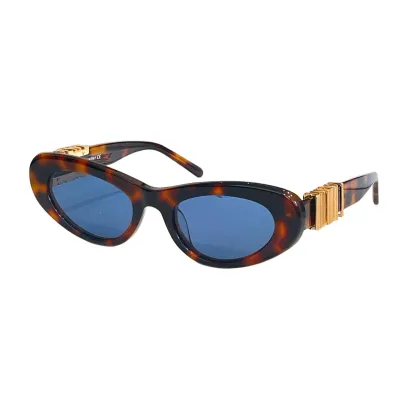 Loewe glasses orange/blue/white/black/leopard brown/leopard blue color Size 58口13-140