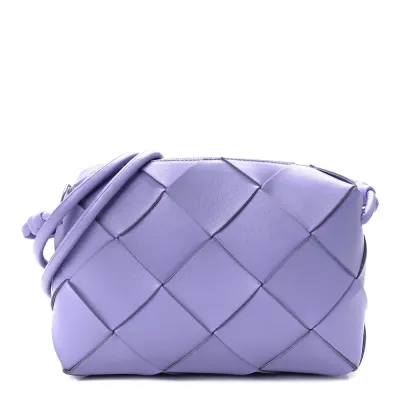 Bottega Veneta Bubble Wrap Mini Pouch Metallic Gold Fabric