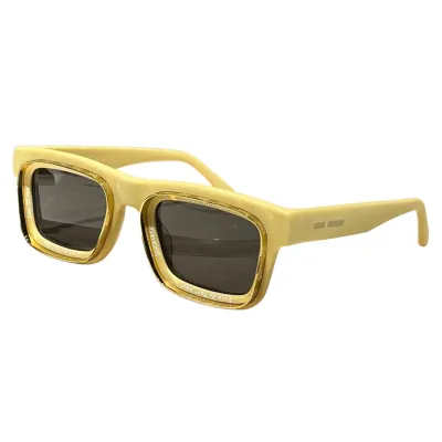 Louis Vuitton square frame glasses yellow/red/blue/green/jasmine/chamoisee/black/camouflage/leopard color Size 50-24 145
