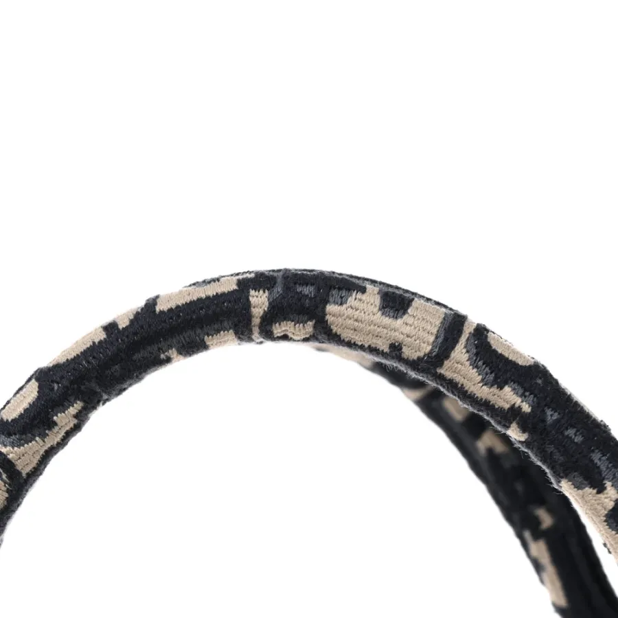 Dior Large Book Tote Blue Multicolor Oblique Canvas