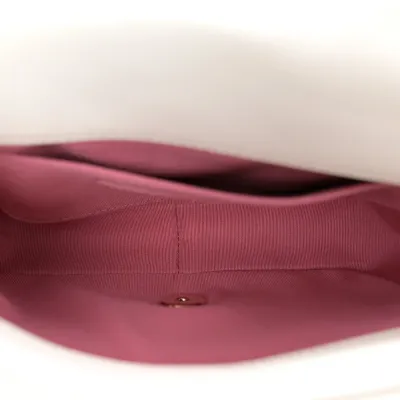 Luxury Entwined Chain Flap Bag | White Multicolor