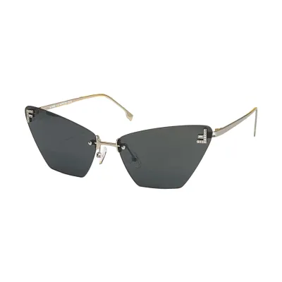 Fendi glasses silver/tawny/black gold/black silver/blue silver/brown/gradient brown/black monogram/brown monogram color Size 145口0-142