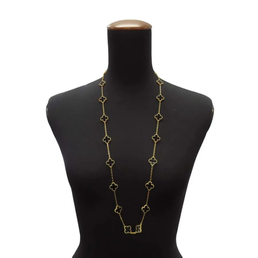 Van Cleef & Arpels Vintage Alhambra Long Necklace 20 motifs
