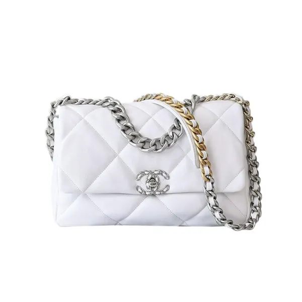 Chanel 19 Bag Green / Wine Red / Black / White Gold / White Silver / Light Orange / Chocolate Brown 30CM Crossbody Bags - Image 7