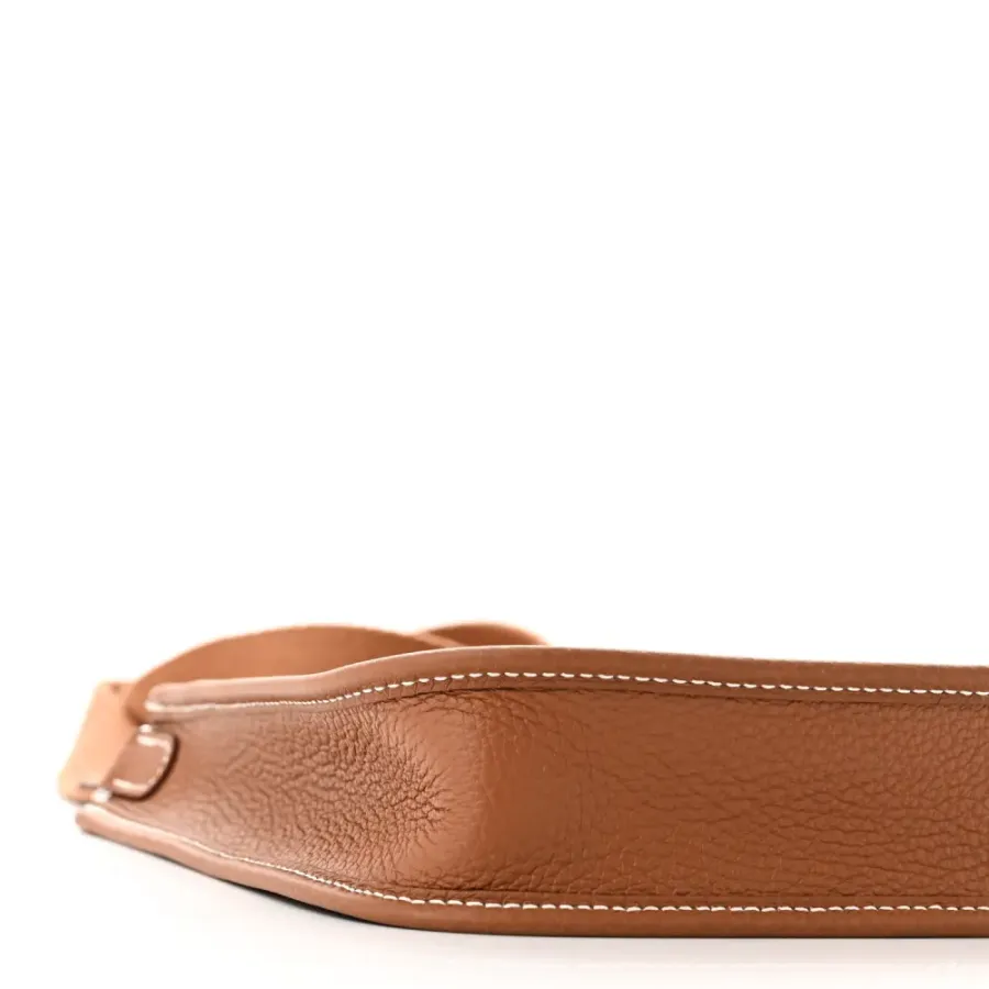 Hermès Evelyne TPM Brown Taurillon Clemence Leather Palladium Hardware