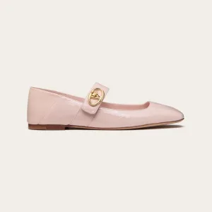 VALENTINO  Patent leather Mary Jane ballet shoes