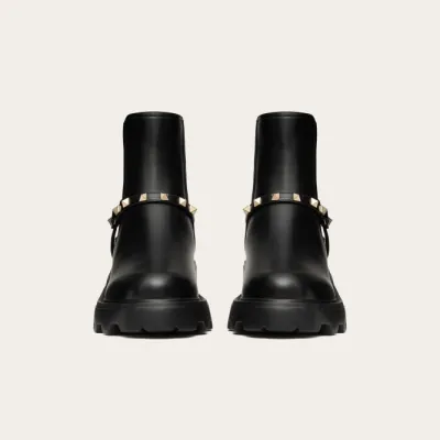 VALENTINO ROCKSTUD Calf leather Beatles boots (5.5 cm high heel)