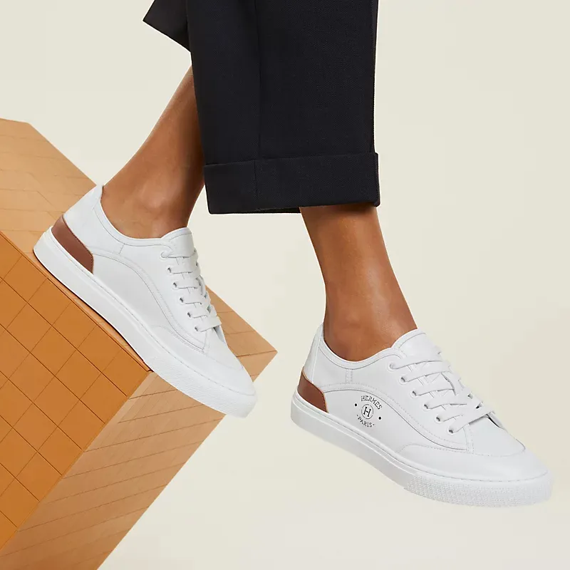 HERMES Get Sneakers White Sports Shoes