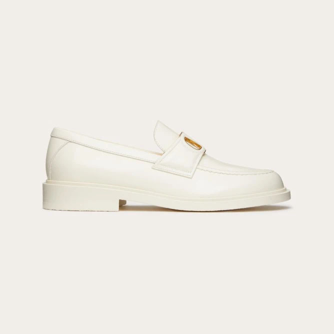 VALENTINO Loafer de couro de bezerro