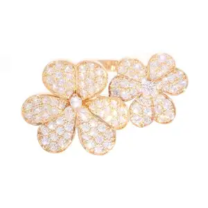 Van Cleef & Arpels Frivol Entre Le Door Ring Size 52/#12