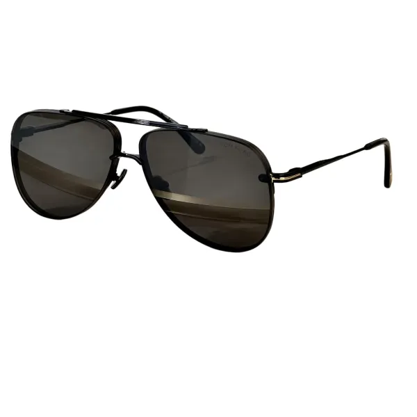 Tom Ford Pilot glasses green/brown/tawny/eggplant/black color Size 62-12 -145 - Image 7