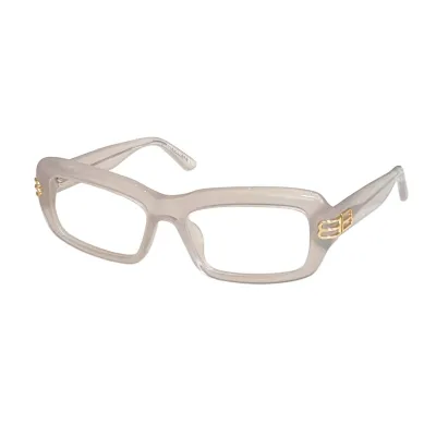Balenciaga square frame glasses black gold/tawny/leopard/milky white/brown tawny/black/leopard brown/black white color Size 57口18-140