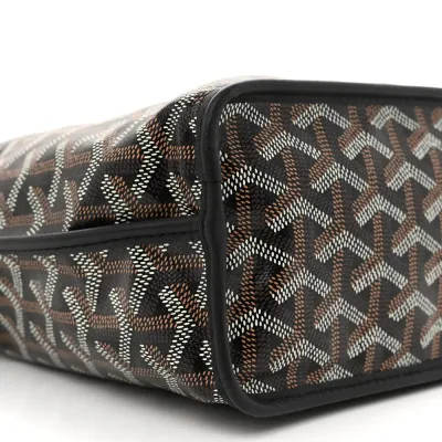 Goyard Mini Reversible Anjou Black Goyardine Canvas
