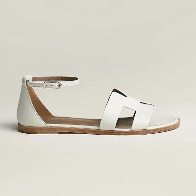 HERMES Santorini white Sandal