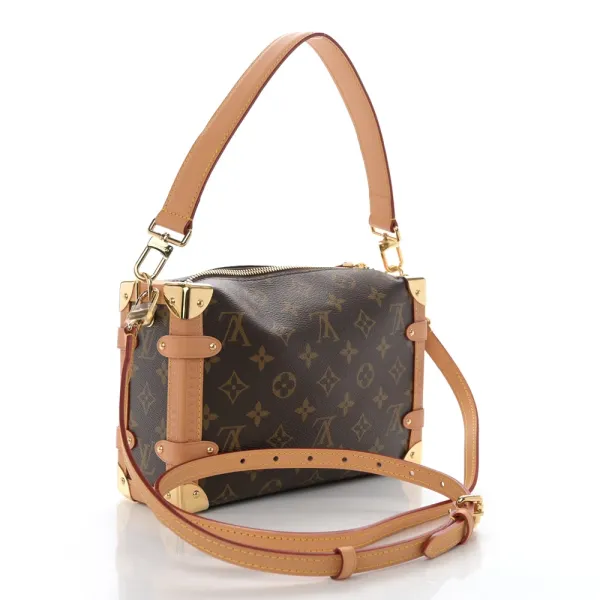 Louis Vuitton Side Trunk MM Monogram Canvas Gold Hardware - Image 3