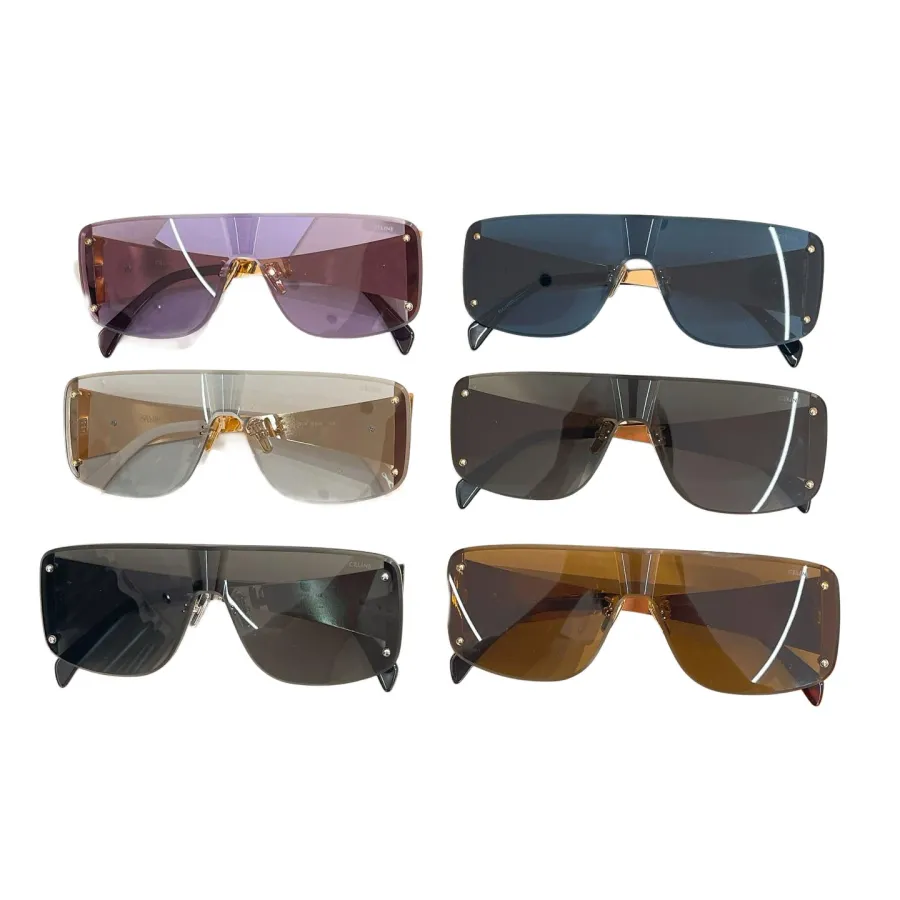 Celine Mask glasses black gold/blue/purple/brown/black silver/gold white color Size 57口17-142