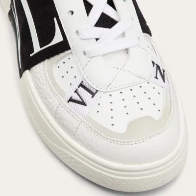 VALENTINO Lace-up calfskin sneakers for ladies