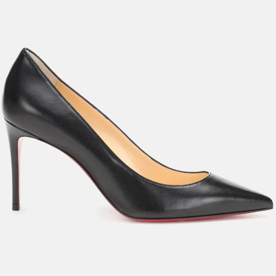 Christian Louboutin Black leather heels