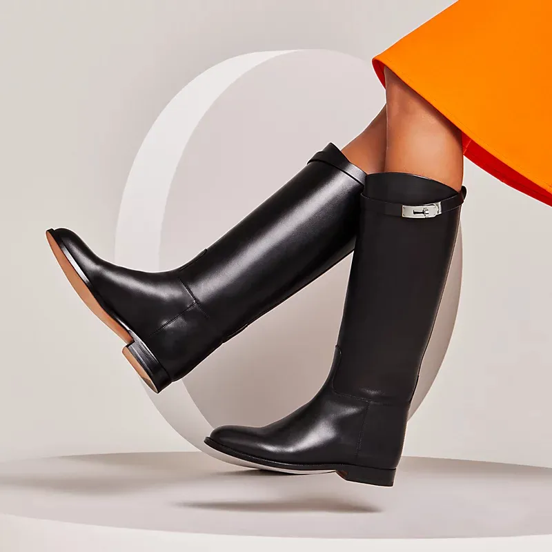 HERMES Jumping  Black boots