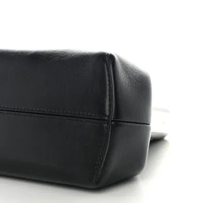 Fendi Small Fendi First Black Shiny Nappa Leather Gold Hardware