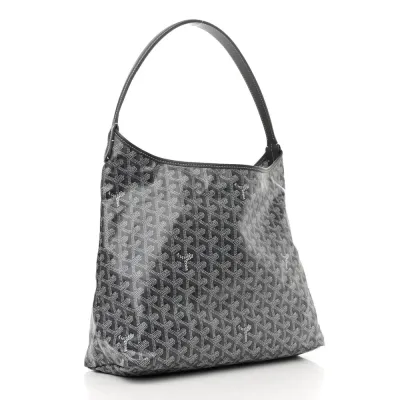 Goyard Boheme Hobo PM Grey Goyardine Canvas