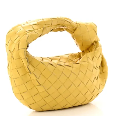 Bottega Veneta Mini Intrecciato Jodie Buttercup Nappa Leather