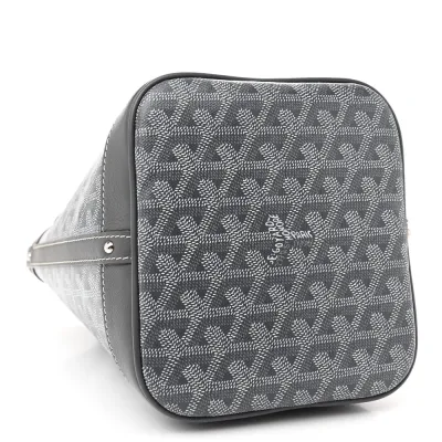 Goyard Petit Flot Bucket Bag PM Grey Goyardine Canvas