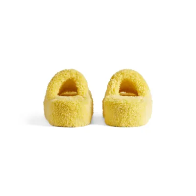 BALENCIAGA Women's yellow platform slippers