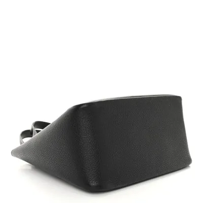 Prada Medium Dynamique Tote Black Vitello Daino Leather