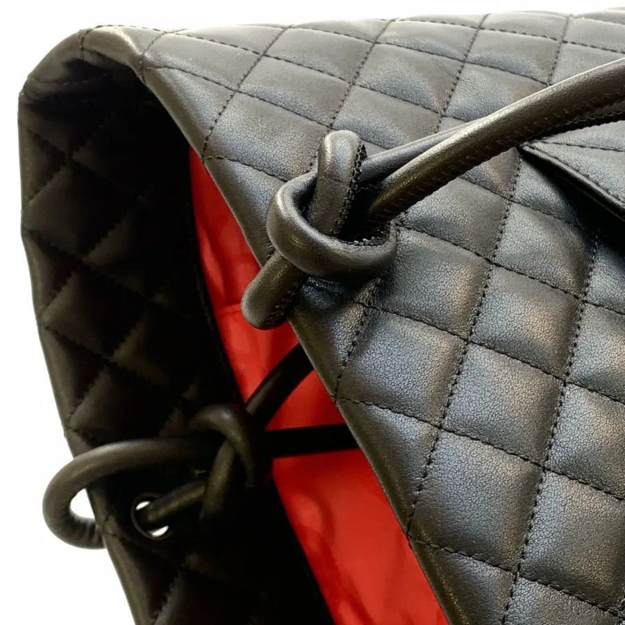 Chanel Black Basket Tote Bags / Shoulder Bags