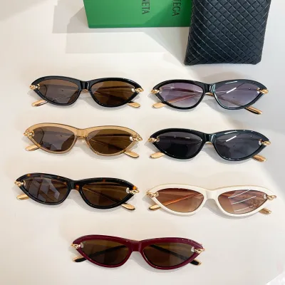 Bottega Veneta glasses black brown/leopard brown/red/black/eggplant/ivory/tawny color Size 56口14-145