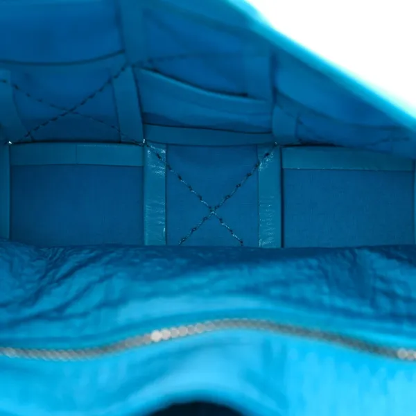 Bottega Veneta Small Maxi Intreccio Cassette Crossbody Bag Pool Paper Calfskin Leather - Image 7