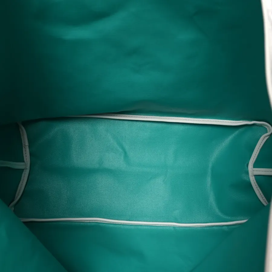 Goyard Saint Louis Claire Voie PM White Opaline Goyardine Canvas