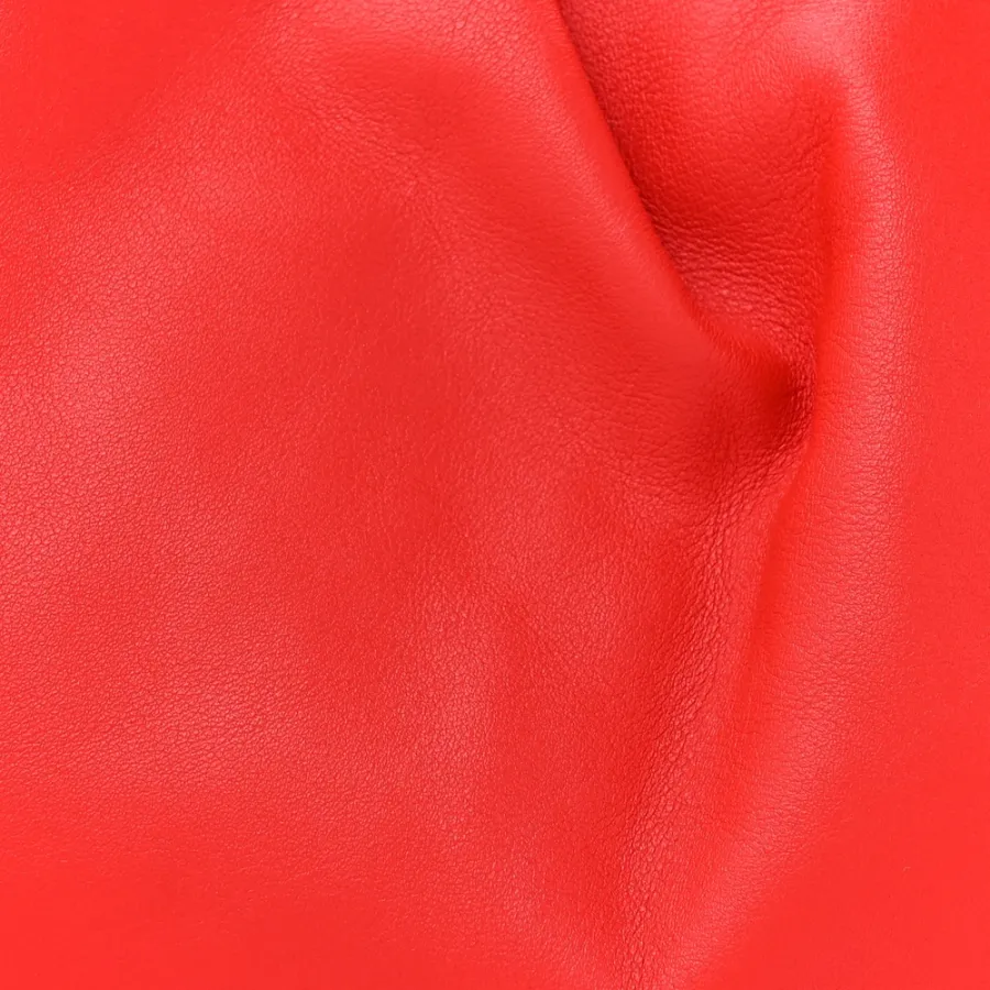 Bottega Veneta Small The Shoulder Pouch Red Smooth Butter Calfskin Leather