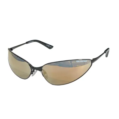Balenciaga glasses black/black silver/silver/mirrored black color Size 58口18-140