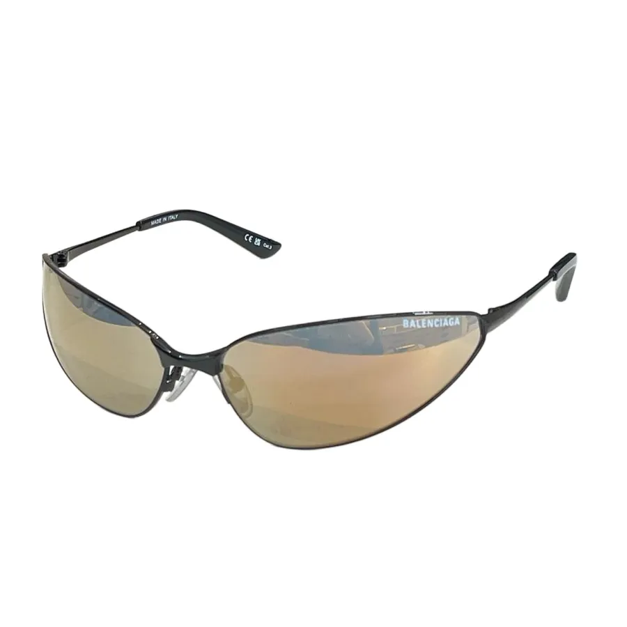 Balenciaga glasses black/black silver/silver/mirrored black color Size 58口18-140