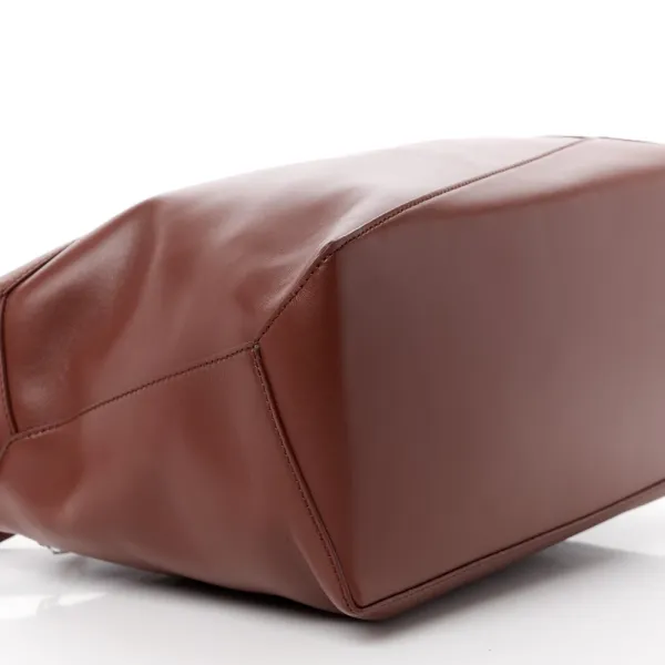 Loewe Puzzle Bag Large Brownie Shiny Calfskin Leather - Image 4