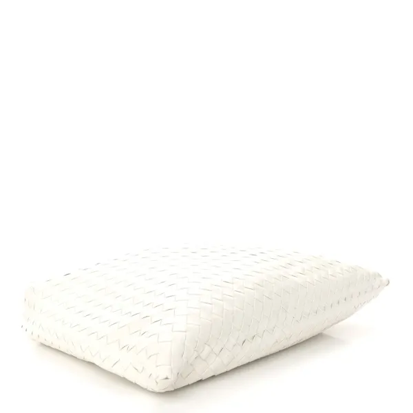 Bottega Veneta Large Intrecciato Hop White Nappa Leather - Image 6