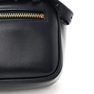 Saint Laurent Small Lou Belt Bag Deep Marine Monogram Calfskin Matelasse Leather Gold Hardware