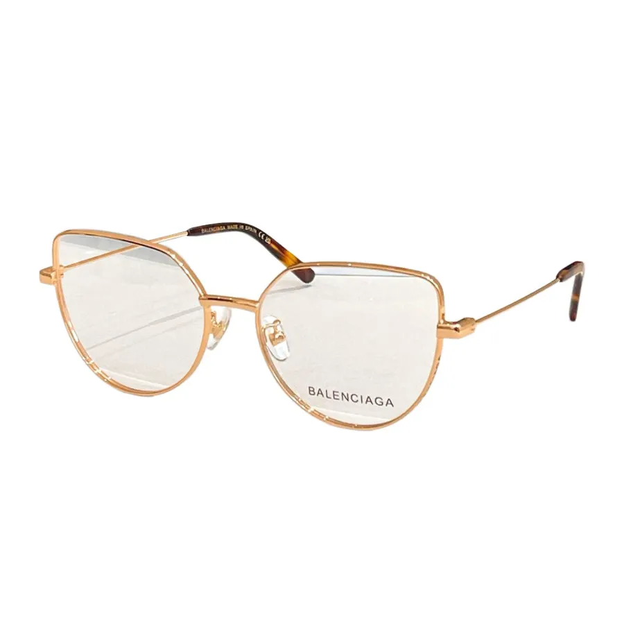 Balenciaga Butterfly glasses gold red/leopard gold/gold white/gold black/blue/green/gun black color transparent lens Size 59口16-145