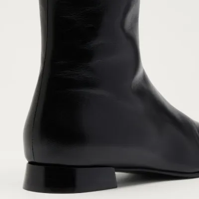 VALENTINO VLOGO SIGNATURE Sheepskin boots (heel 2 cm high)