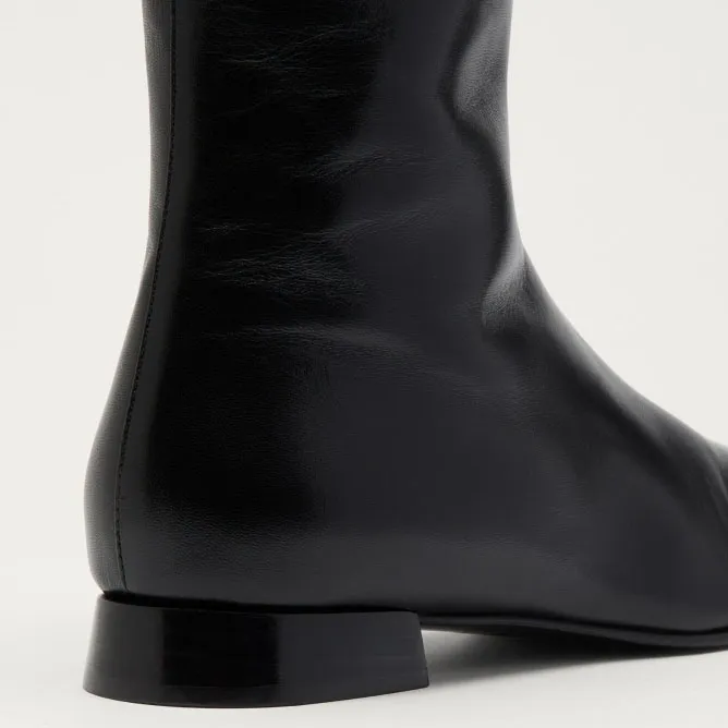 VALENTINO VLOGO SIGNATURE Sheepskin boots (heel 2 cm high)