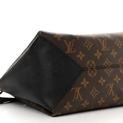 Louis Vuitton Vendome MM Black Monogram Canvas Gold Hardware