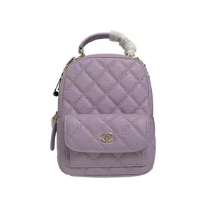 Chanel Purple / Pink / Green / White / Black Backpacks