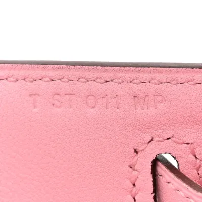 Hermès Kelly Pochette Clutch Rose Sakura Swift Leather Silver Hardware