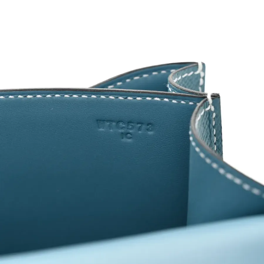 Hermès Constance 18 New Blue Jean Epsom Leather Silver Hardware