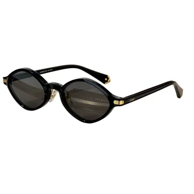 Cartier Oval glasses ivory/black/black brown/burgundy/coffee/leopard color Size 48-21-145
