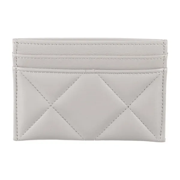 Chanel Small Wallet Grey﻿ Calfskin Leather Gold Hardware - Image 2