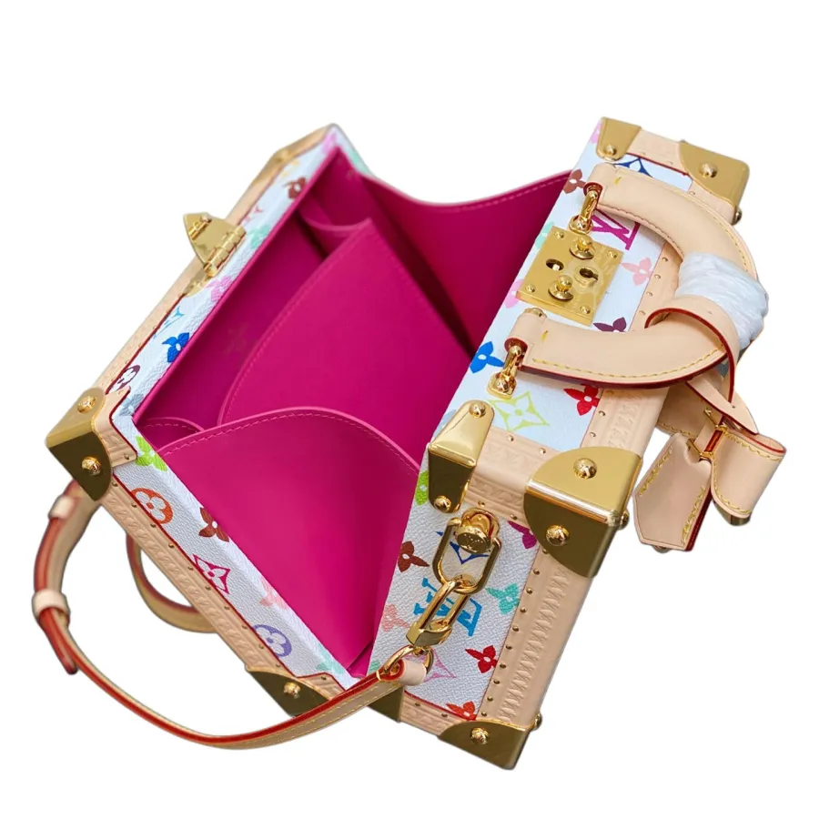 Louis Vuitton x Murakami Takashi Petite Valise Multicolor White Gold Hardware