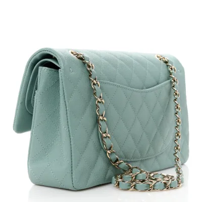 Luxury Caviar Chanel Bag – Dark Green
